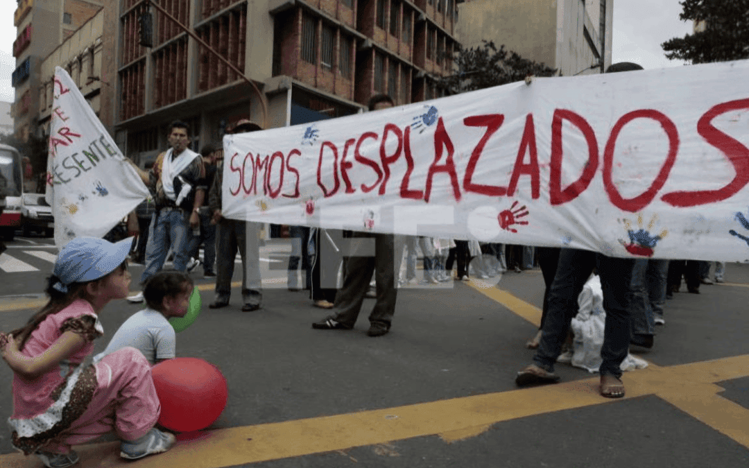 Colombia ya es el tercer país del mundo con más desplazados por la violencia: 7,3 millones