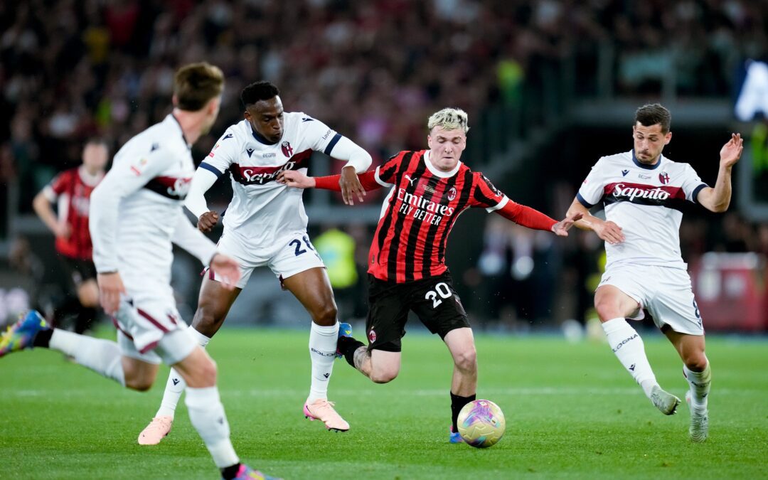 Milan pierde la final de Copa Italia con Bologna: ¡Jhon Lucumí se consagra campeón!