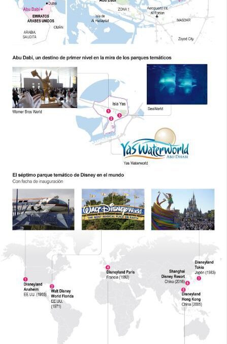 [Infografía] Disney hará su séptimo parque temático del mundo en Abu Dabi y será ‘el más avanzado’