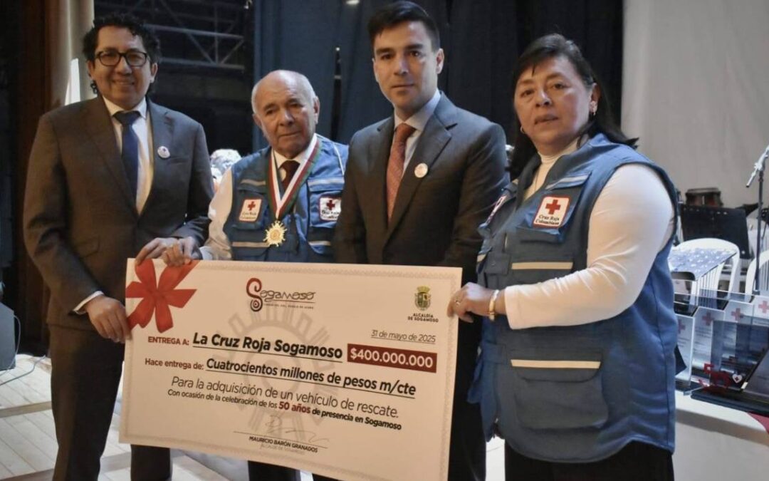 Cruz Roja Sogamoso: 50 años aliviando el dolor con humanidad y compromiso
