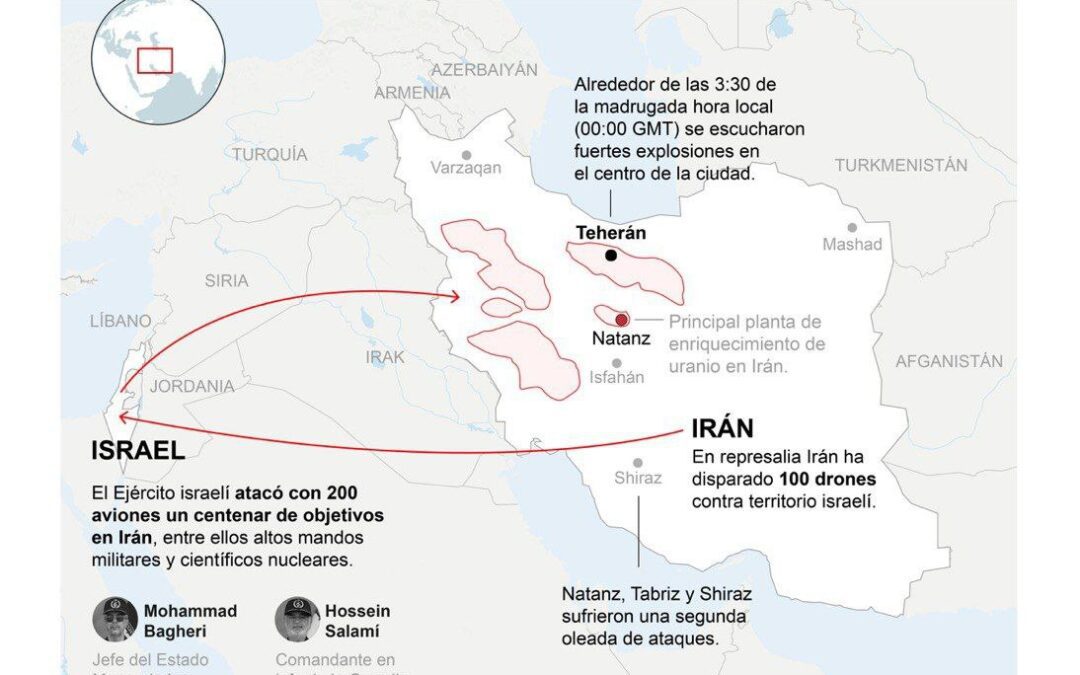 [Infografía] Alarma en el mundo por enfrentamiento entre Israel e Irán