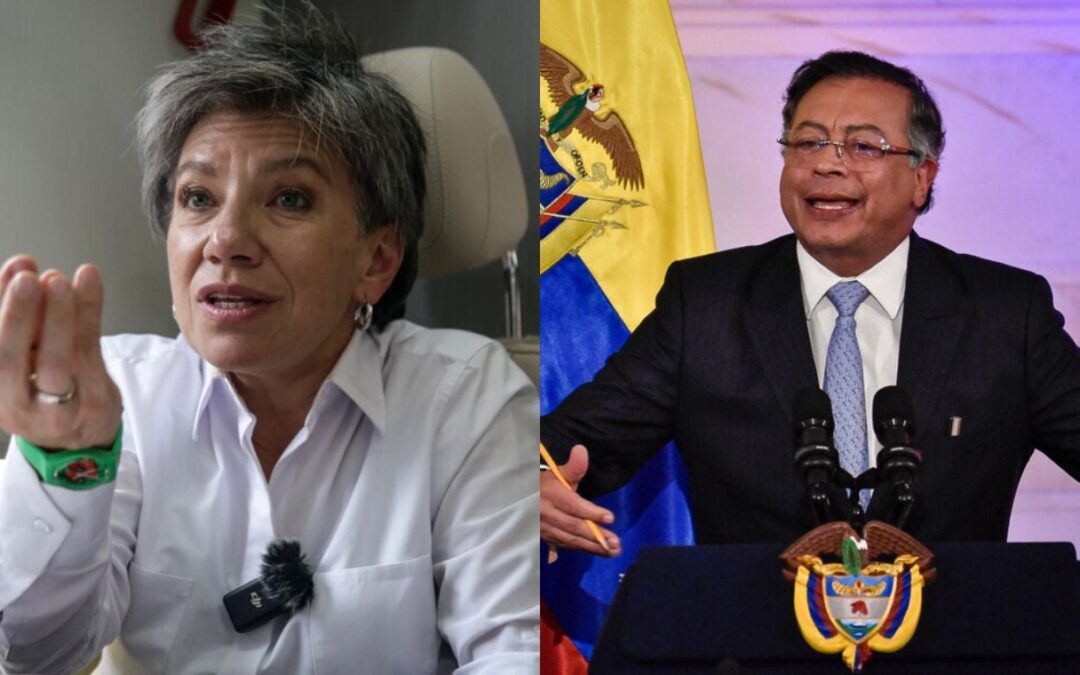 “Tú posición demuestra cómo te deslizaste en un tobogán a la derecha”: presidente Petro a Claudia López