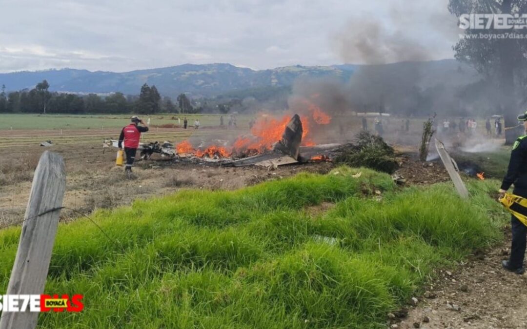 “La aeronave sí despegó”: primeras conclusiones sobre el accidente aéreo ocurrido en Paipa