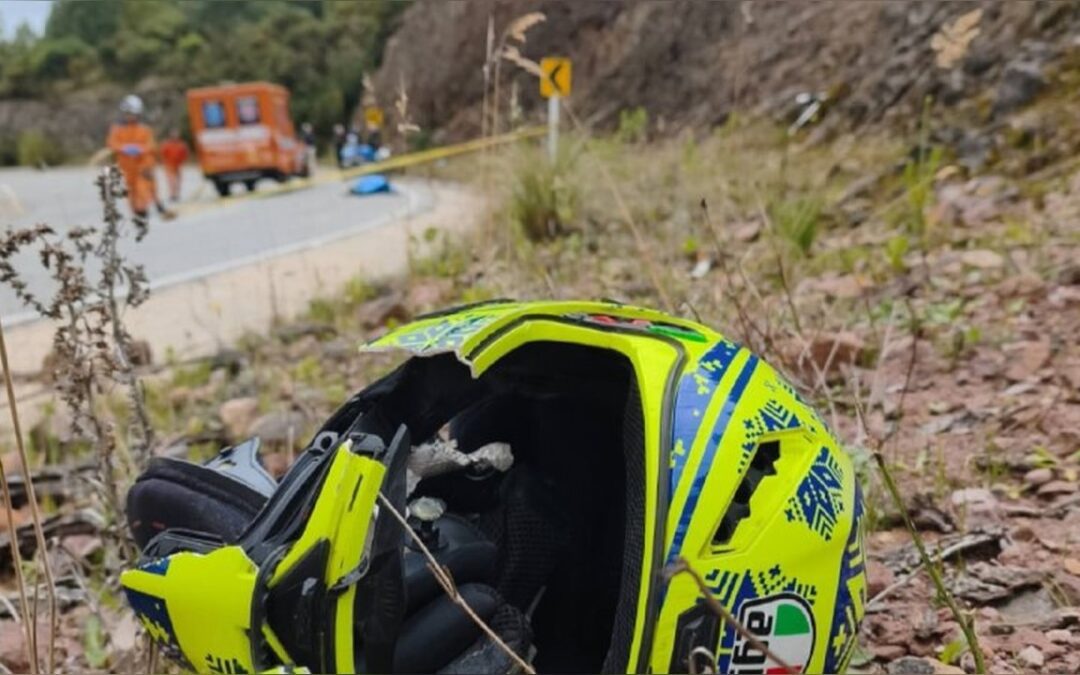 Motociclista murió en siniestro vial en la vía Duitama-Charalá