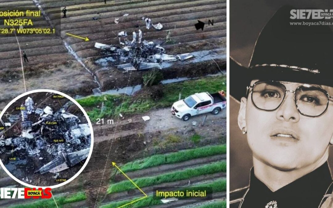 Lo que dice el informe técnico sobre la aeronave del accidente en el que falleció Yeison Jiménez