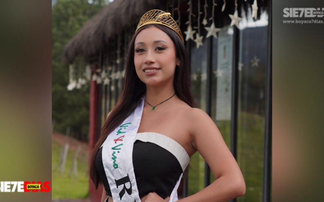 Daniela Bonilla Cogua, la voz joven que representa la tradición del Vid & Vino en Boyacá