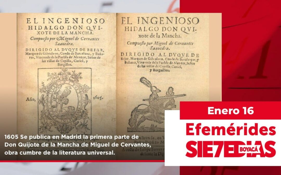 Un día como hoy | 16 de enero | #Efeméride7días