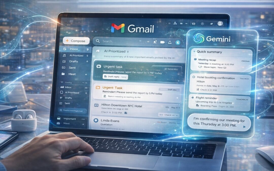 El correo electrónico cambia de fondo: así será usar Gmail con inteligencia artificial en 2026