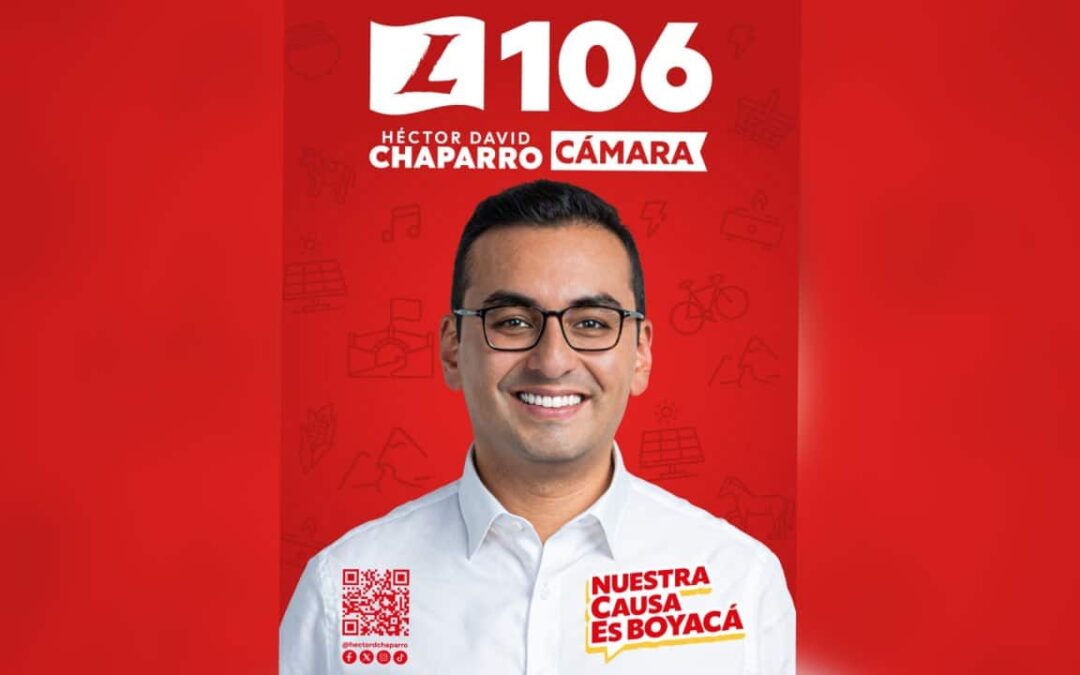 Héctor Chaparro presentó la imagen oficial de su campaña a la Cámara de Representantes