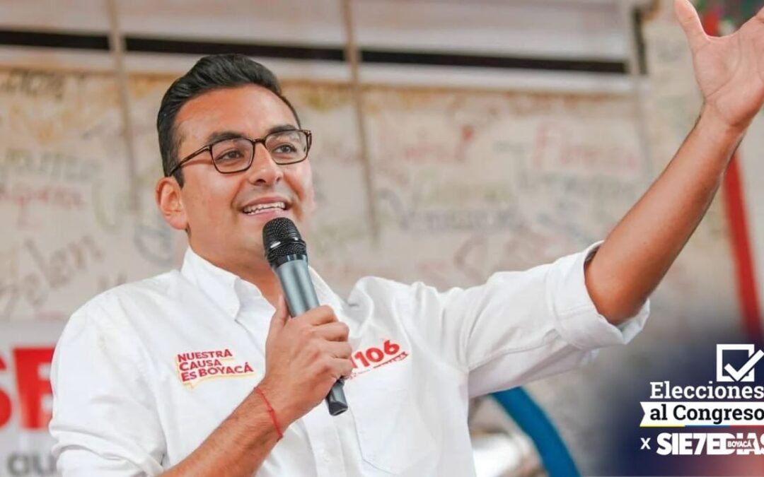 Héctor David Chaparro: el representante que busca repetir curul por Boyacá para 2026-2030