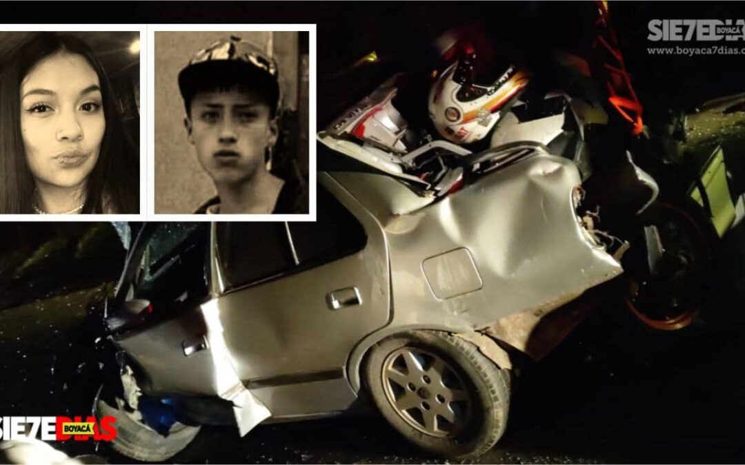 Milena González y Brayan Stiven Mendivelso, las víctimas del trágico accidente en Cerinza