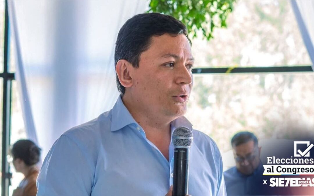 Las propuestas del sogamoseño Juan Camilo Ostos en su aspiración al Senado de la República