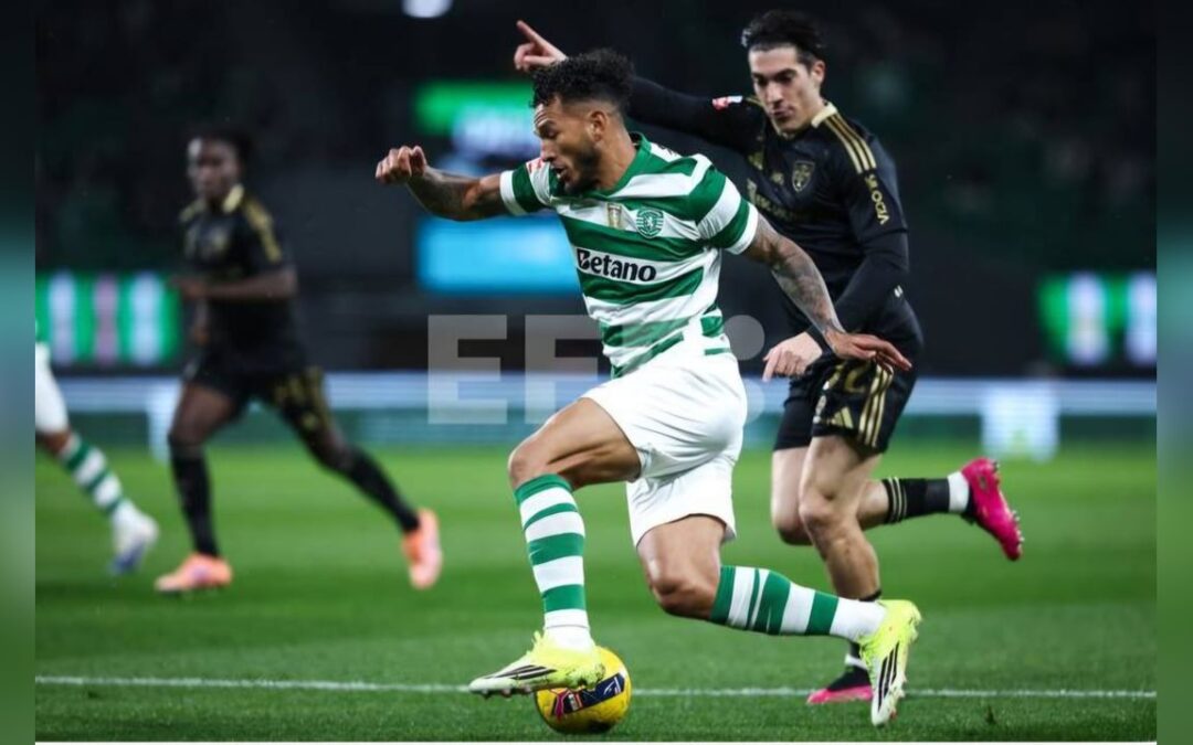 1-2. Luis Suárez brilla con un doblete en la victoria del Sporting ante el Arouca
