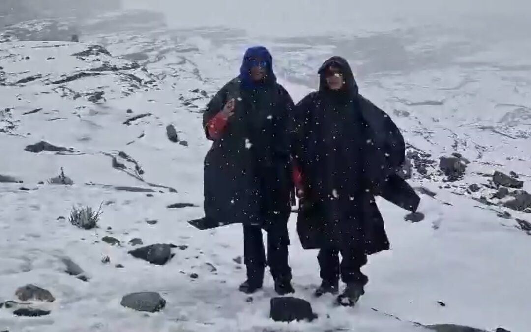 Inesperada nevada en el Cocuy