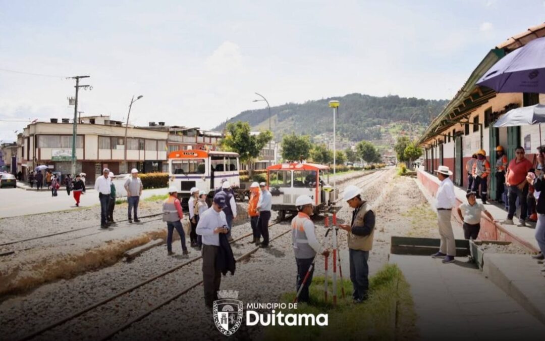 Duitama adelanta revisión de la línea férrea tras el accidente que dejó a una mujer fallecida