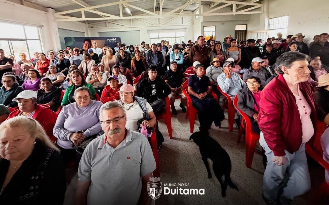 Más de 400 familias de San Lorenzo de Abajo en Duitama ya cuentan con gas natural