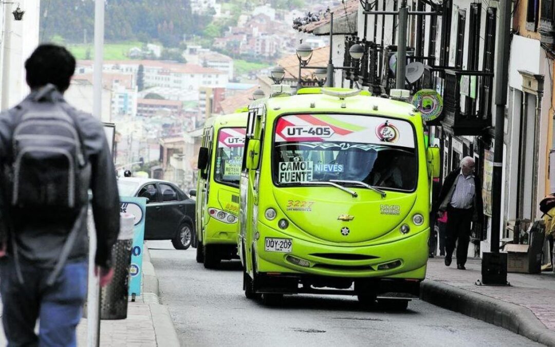 Desde el lunes 2 de febrero aumenta en $ 200 la tarifa del transporte público colectivo en Tunja