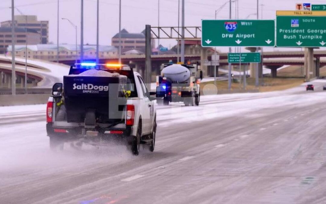Casi la mitad de EE. UU. declara emergencia por temporal de hielo y nieve 