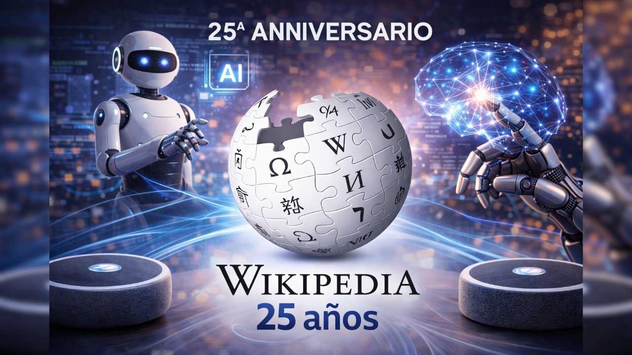 Wikipedia cumple 25 años y redefine su futuro en la era de la inteligencia artificial