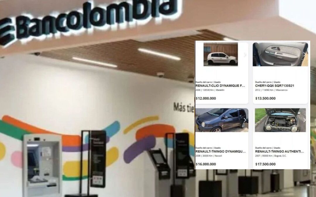 Bancolombia lanza oferta de carros usados con precios desde $20 millones