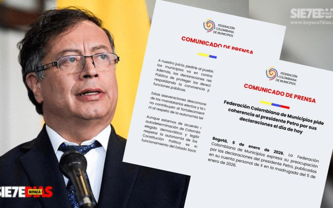 Mientras Petro convoca a movilizaciones, Fedemunicipios pide coherencia al Mandatario