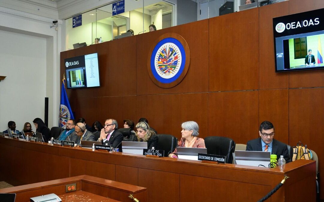 Colombia reiteró ante la OEA su rechazo a las acciones militares de EE. UU. en Venezuela y las amenazas contra Petro