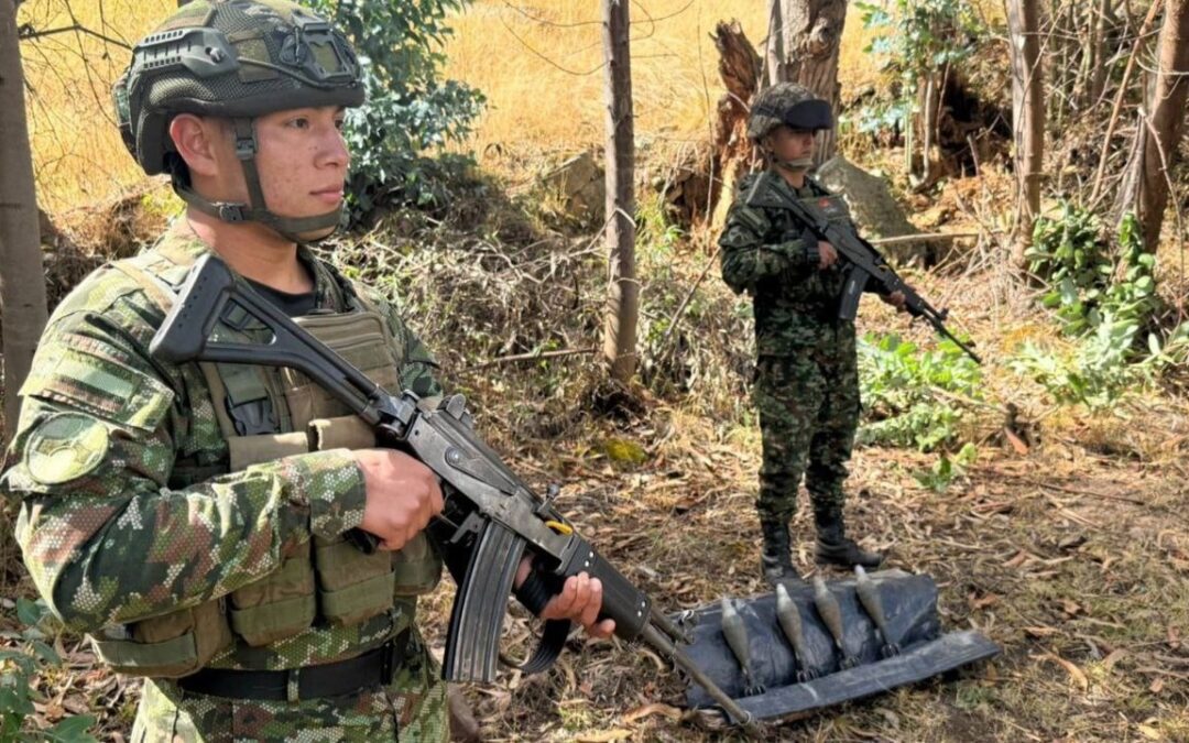 Fuerzas Militares neutralizan artefactos explosivos en área rural de Mongua