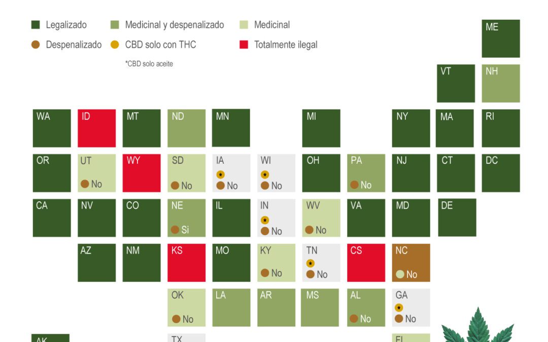 [Infografía] El debate sobre la legalización de la marihuana en Estados Unidos se reaviva