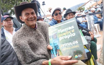 Boyacá recibiría cerca de 600 títulos rurales en el primer semestre del 2026, según proyección de la Agencia Nacional de Tierras