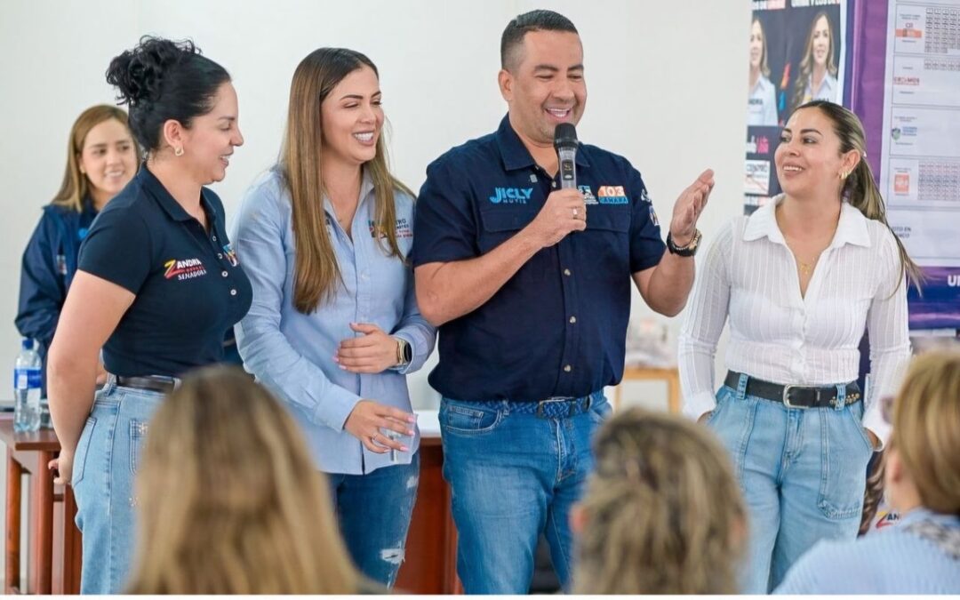 Papel importante juegan las hermanas de Zandra Bernal en su campaña al Senado #Tolditos7Días