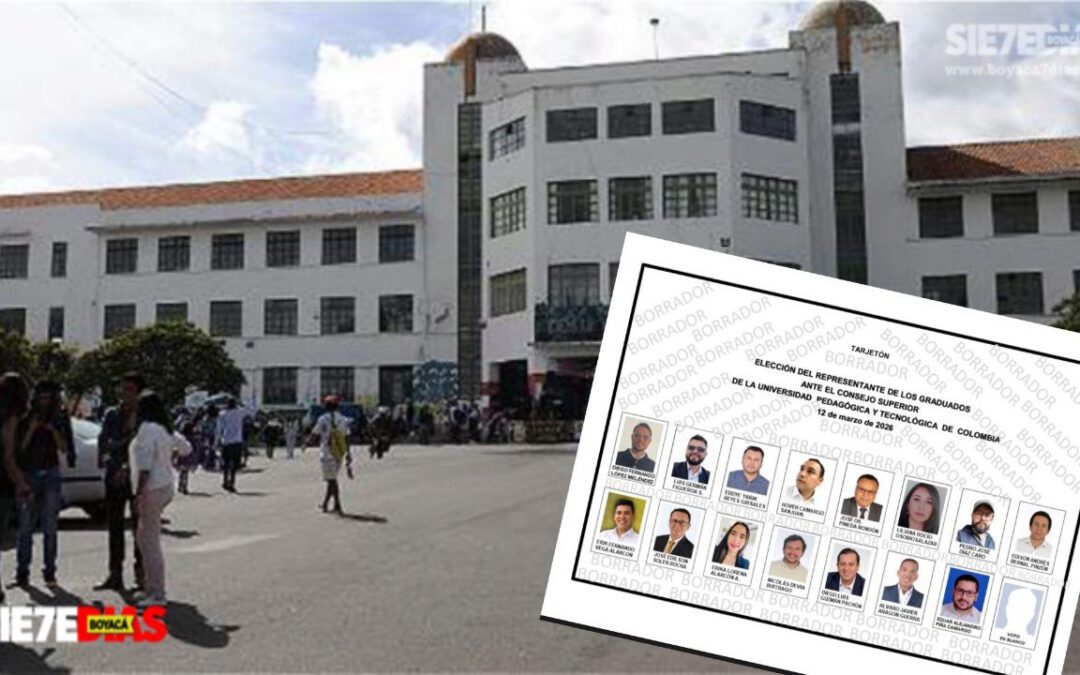 UPTC elegirá representante de los graduados ante el Consejo Superior este jueves 12 de marzo