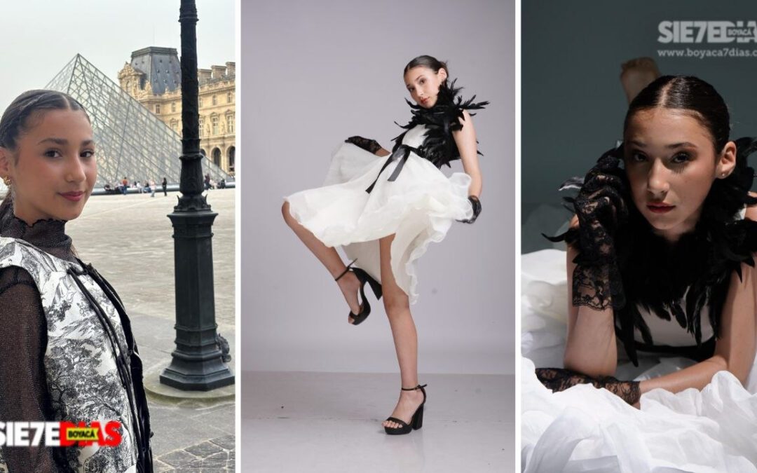 María Paz, la joven boyacense que empieza a abrirse camino en las pasarelas internacionales