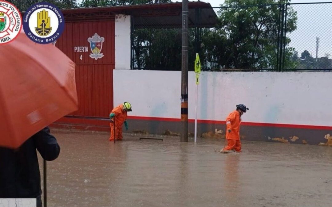 Ante la temporada de lluvias, Duitama activa alerta amarilla