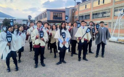 Las ruanas de estudiantes de grado once de Samacá que son tendencia en redes sociales