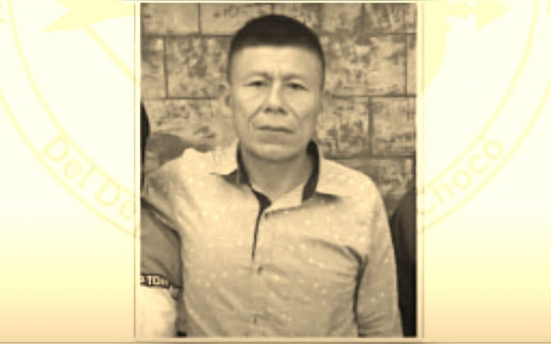 Hallan muerto a un gobernador indígena que había sido secuestrado en el Chocó