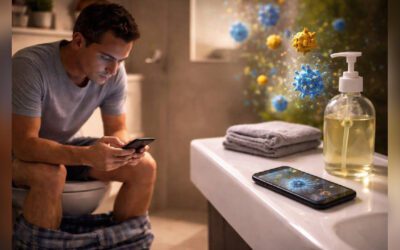 El peligro oculto de usar el celular en el baño  El problema aparece cuando la distracción hace que las visitas al baño se alarguen más de lo necesario.