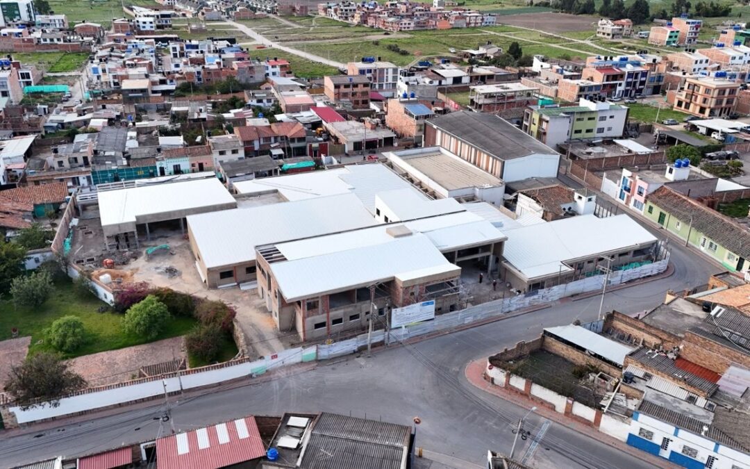 Hospital Santa Marta de Samacá, su construcción presenta un 58% de avance