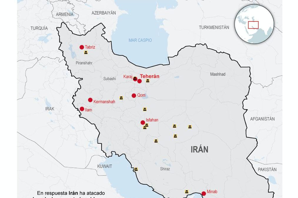 [Infografía] Estados Unidos e Israel atacan Irán