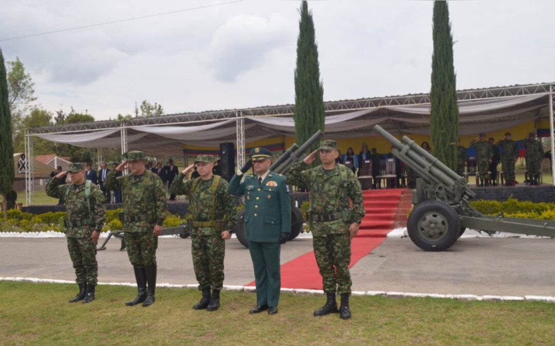 Nuevo comandante asume el liderazgo del Batallón de Artillería N.º 1 Tarqui en Sogamoso