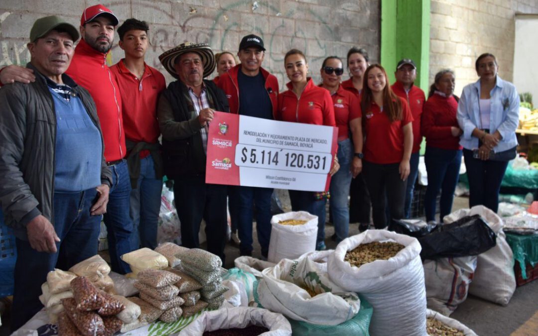 Remodelarán la plaza de mercado de Samacá con inversión de más de $ 5.100 millones