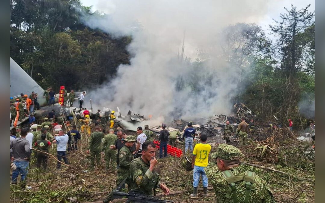 Identifican a los 69 uniformados colombianos que murieron en accidente de un avión militar