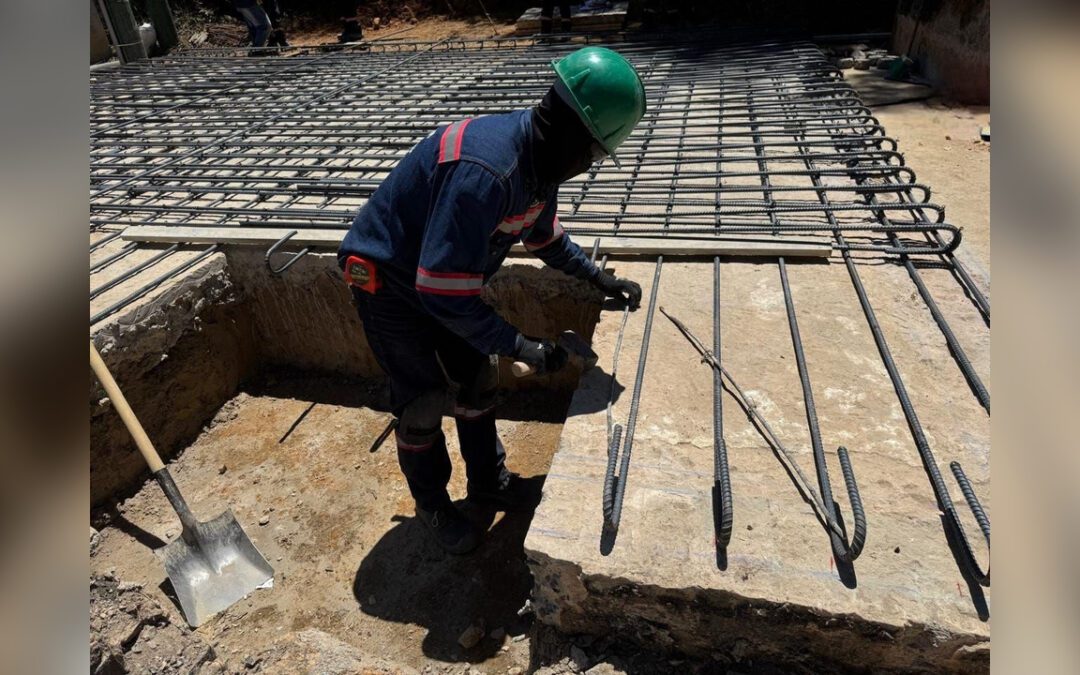 Avanza en Sogamoso la construcción de tanques que modernizarán el acueducto de Pedregal Bajo