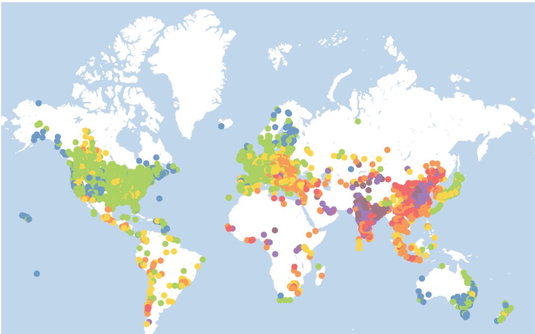 [Infografía] Asia encabeza la crisis global de contaminación del aire en el 2025