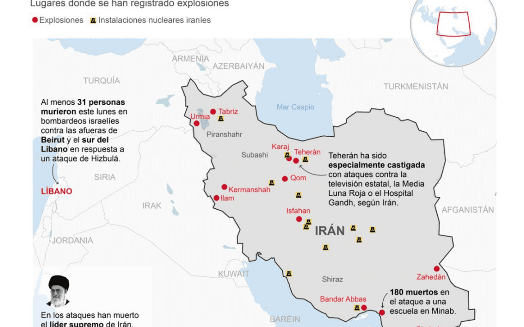 [Infografía] La Media Luna Roja eleva a 555 los muertos en Irán en los ataques de Israel y EE.UU.