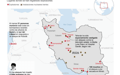 [Infografía] La Media Luna Roja eleva a 555 los muertos en Irán en los ataques de Israel y EE.UU.