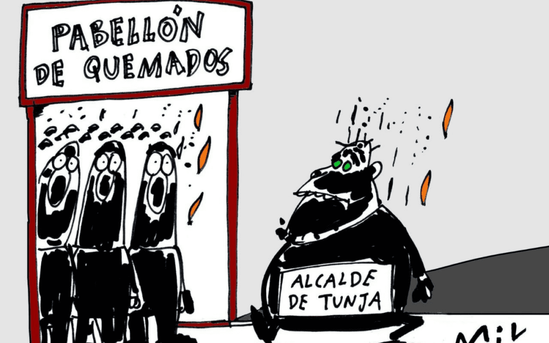 ‘El otro chamuscado en Boyacá’ – Caricatura 7 días | de @MilCaricaturas