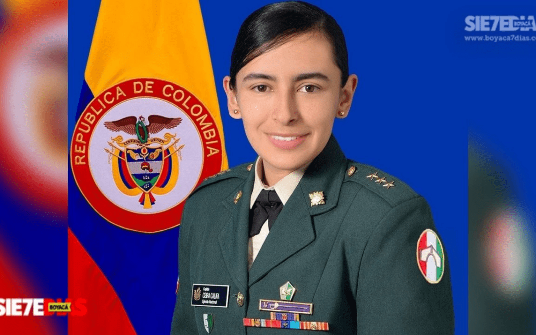 Ceira Califa Suárez, la abogada boyacense que sirve al país desde el Ejército Nacional