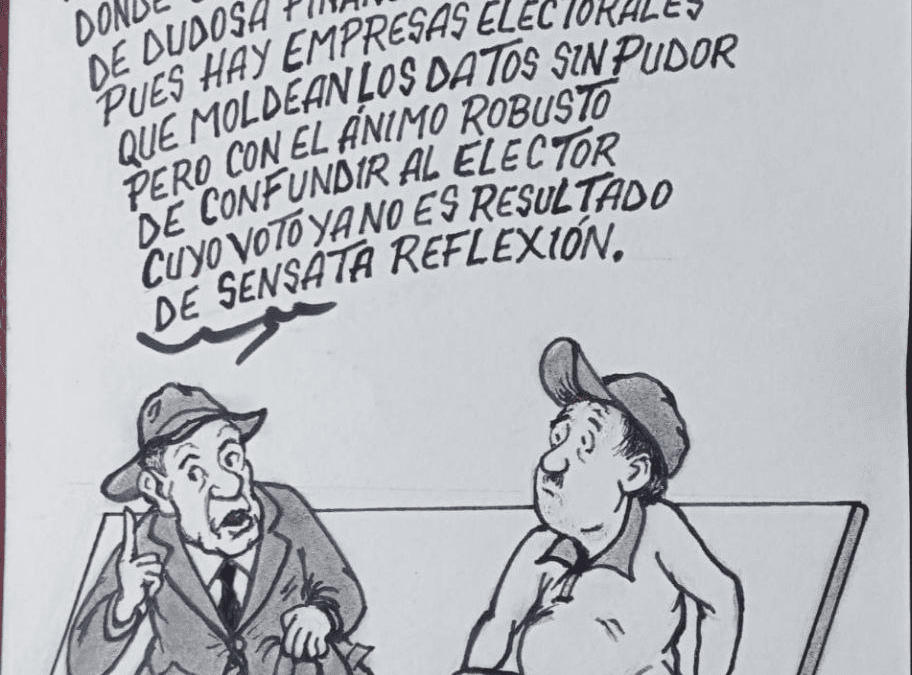 ‘Las encuestas de opinión’ – Caricatura 7 días | de Goyo