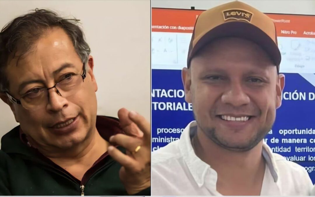 Alcalde de Puerto Boyacá le ‘hizo el feo’ al presidente Gustavo Petro en la visita a su municipio #Tolditos7Días