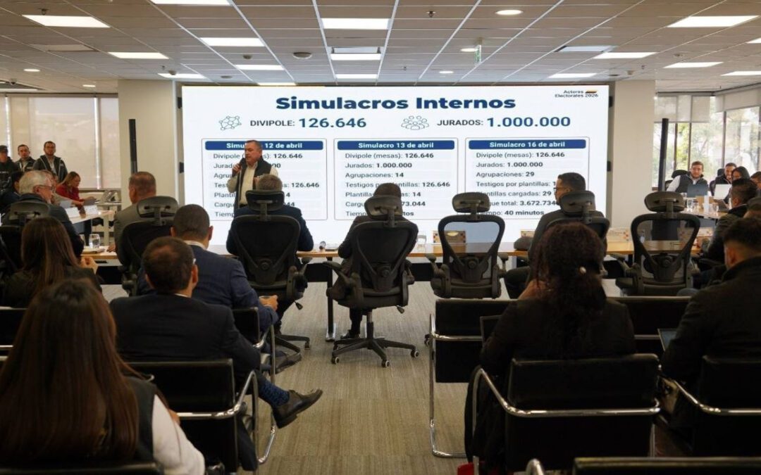Boyacá se sumó a simulacro del CNE para las elecciones presidenciales